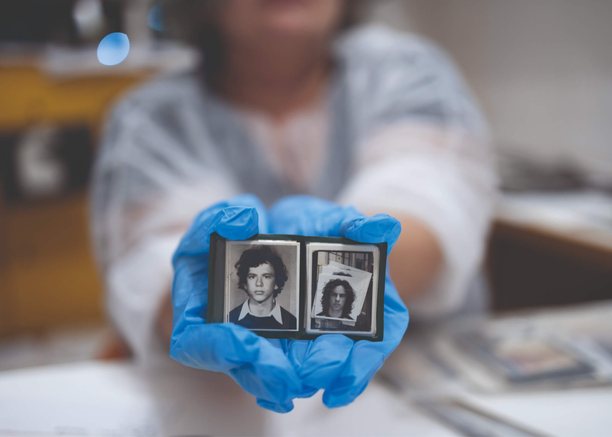 O jovem Bob em duas fotos do seu acervo